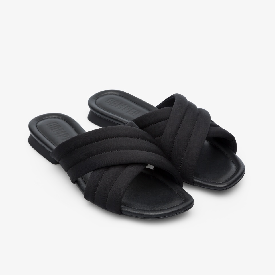 Camper Casi Myra Black - Camper Women's Sandals ||5701-PZGAR||